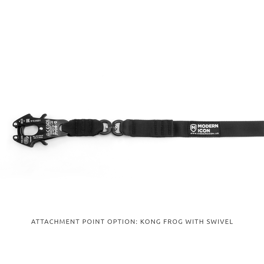 attach dog leash to belt
