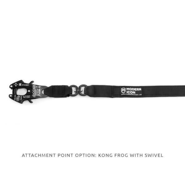Tactical Dog Leash with Kong Frog and Swivel