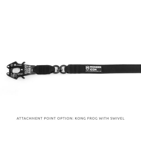 Tactical Dog Leash with Kong Frog and Swivel