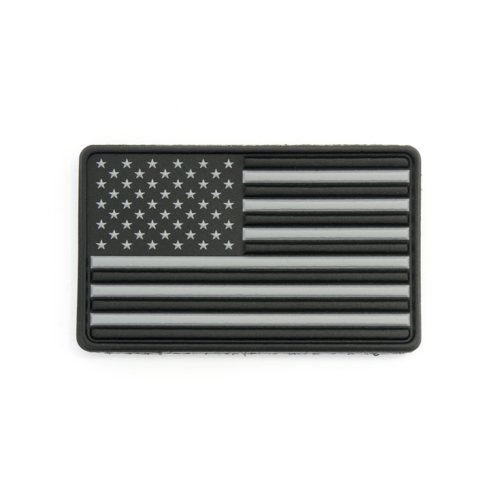 Tactical US Flag Coyote/Black Patch