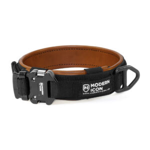 Leather Wrapped 1.5" Rigid Collar