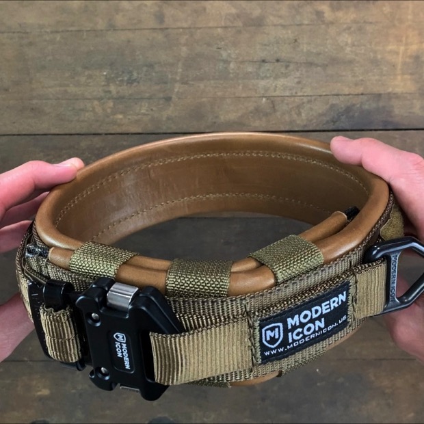 Customizable Quick Release Dog Collars in Horween Leather, Made to order
