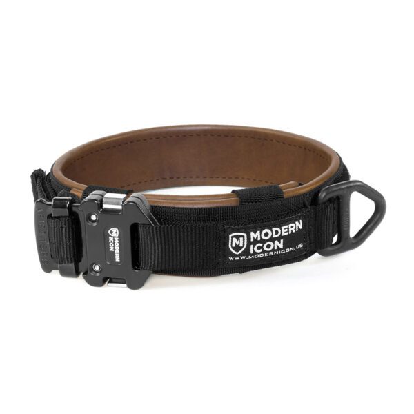 Leather Wrapped 1.5" Rigid Collar