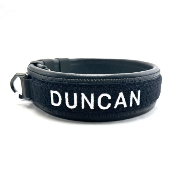 2" Leather Wrapped Rigid Collar - Image 2